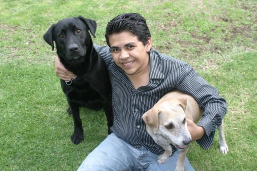 este soy yo con chester y terry 