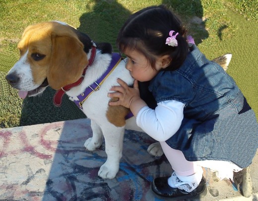 Mi hija con su mejor amiga "Pepa"