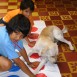 Jugando Twister