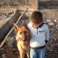 aqui posando con mi hijo de 4 añitos.....mi hijo imitandola...con la lengua fuera